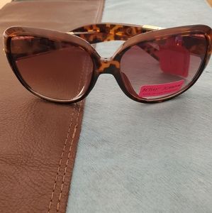 Betsey Johnson Leopard Print Sunglasses